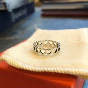 James Avery Tiny Hearts Band Ring